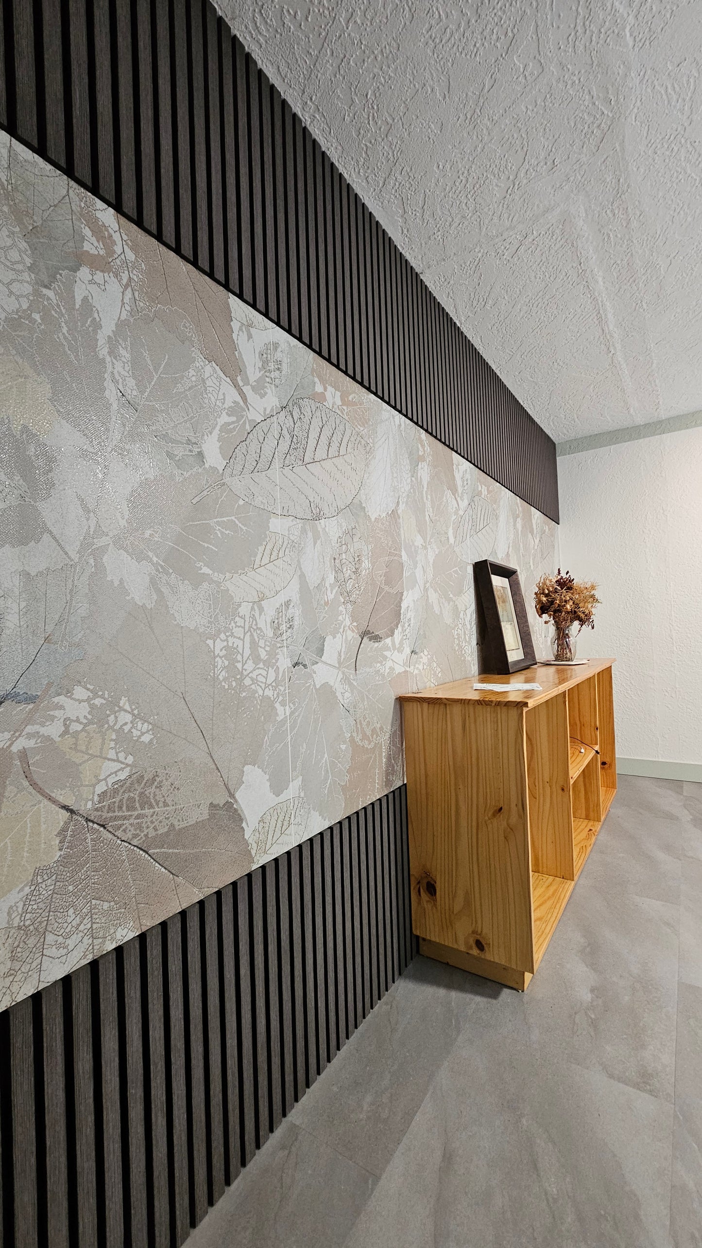 Black Oak Wall Panel