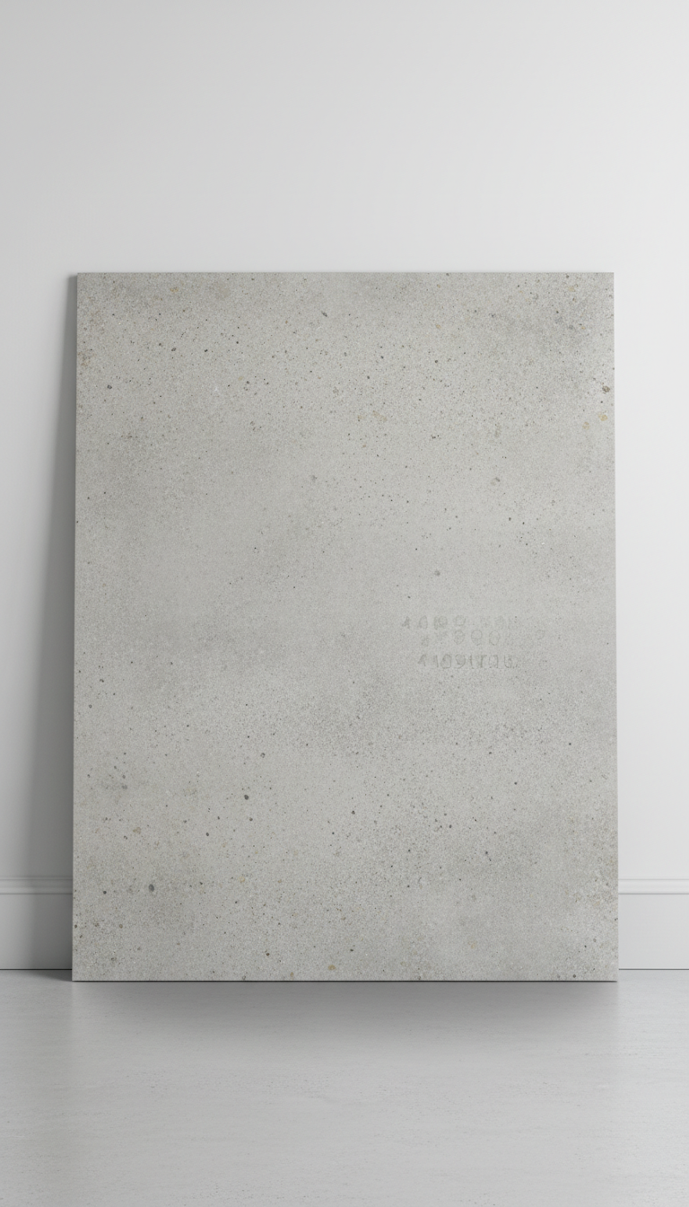 Concrete mist large format porcelain tile